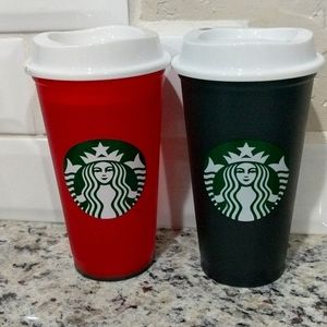 2 Starbucks Color Changing Cups